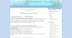 Desktop Screenshot of de.europaclub.at